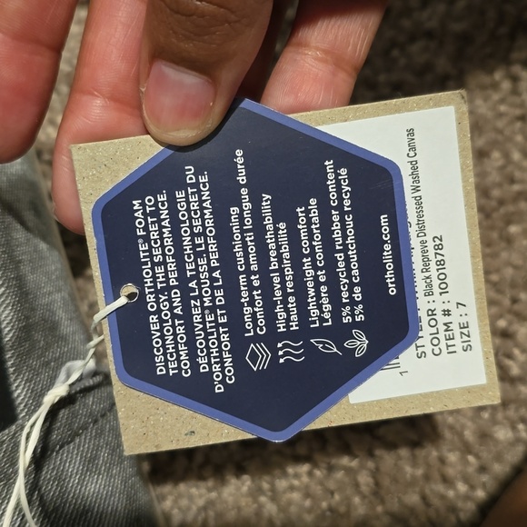 Toms Black Repreve Distressed Washed Canvas shoes - Picture 9 of 9